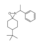 6-tert-butyl-2-(1-phenylethyl)-1-oxa-2-azaspiro[2.5]octane结构式
