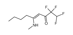 1,1,2,2-tetrrafluoro-5-(N-methylamino)-4-nonen-3-one结构式