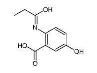 Benzoic acid, 5-hydroxy-2-[(1-oxopropyl)amino]- (9CI) picture