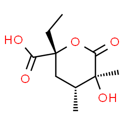 D-xylo-Hexaric acid, 3,4-dideoxy-2-C-ethyl-4-methyl-5-C-methyl-, 6,2-lactone (9CI)结构式