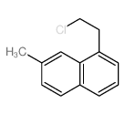 1-(2-chloroethyl)-7-methyl-naphthalene structure