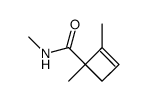 2-Cyclobutene-1-carboxamide,N,1,2-trimethyl-(9CI) Structure