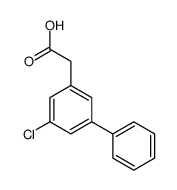 5-Chloro-3-biphenylacetic acid结构式