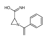 1-(1-phenylethenyl)aziridine-2-carboxamide结构式