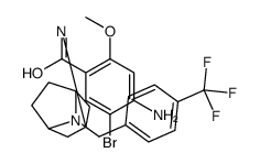 4-amino-5-bromo-2-methoxy-N-[8-[[4-(trifluoromethyl)phenyl]methyl]-8-a zabicyclo[3.2.1]oct-3-yl]benzamide picture