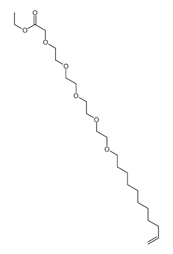 ethyl 2-[2-[2-[2-(2-undec-10-enoxyethoxy)ethoxy]ethoxy]ethoxy]acetate Structure