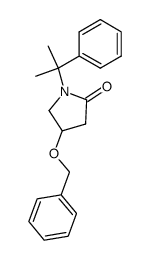 4-(benzyloxy)-1-(2-phenylpropan-2-yl)pyrrolidin-2-one Structure