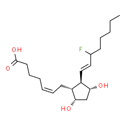 15-fluoro-15-deoxyprostaglandin F2alpha structure