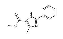 5-甲基-2-苯基咪唑-4-羧酸甲酯结构式