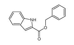 1H-indole-2-carboxylic acid benzyl ester structure