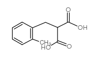 2-[(2-methylphenyl)methyl]propanedioic acid Structure