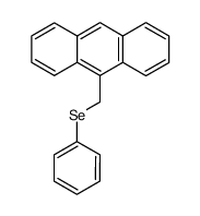 9-anthrylmethyl phenyl selenide Structure