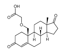 19-O-carboxymethoxyandrostenedione结构式