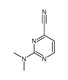 4-Pyrimidinecarbonitrile, 2-(dimethylamino)- (9CI)结构式