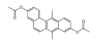 7,12-Dimethyl-3,9-diacetoxybenz(a)anthracene Structure