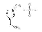 1-乙基-3-甲基咪唑四氯铝酸盐结构式