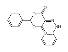 2-phenyl-5-(phenylhydrazinylidene)-1,3-dioxane-4,6-dione结构式