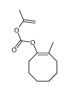 Carbonic acid, 2-methyl-1-cycloocten-1-yl 2-propenyl ester (9CI)结构式