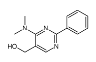 [4-(dimethylamino)-2-phenylpyrimidin-5-yl]methanol结构式