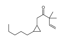 3,3-dimethyl-1-(2-pentylcyclopropyl)pent-4-en-2-one结构式