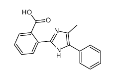 2-(5-methyl-4-phenyl-1H-imidazol-2-yl)benzoic acid Structure