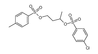 2-(p-chlorbenzolsulfonyloxy)-4-(p-toluolsulfonyloxy)butan Structure