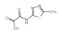 [(5-methyl-1,3,4-thiadiazol-2-yl)amino](oxo)acetic acid Structure