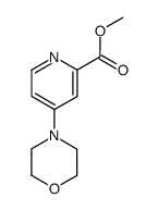 methyl 2-(morpholin-4-yl)pyridine-4-carboxylate结构式