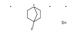 (1-fluoro-4-bicyclo[2.2.1]heptanyl)-trimethylstannane结构式