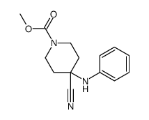 methyl 4-cyano-4-(phenylamino)piperidine-1-carboxylate picture
