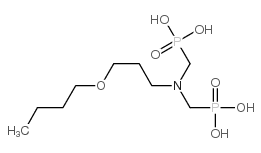 [[(3-butoxypropyl)imino]bis(methylene)]bisphosphonic acid结构式