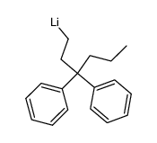 3,3-Diphenylhexyllithium Structure