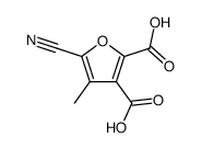 5-cyano-4-methyl-furan-2,3-dicarboxylic acid结构式