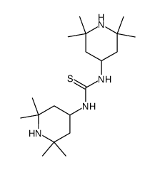 N,N'-bis-(2,2,6,6-tetramethyl-[4]piperidyl)-thiourea Structure