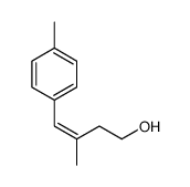 3-methyl-4-(4-methylphenyl)but-3-en-1-ol结构式