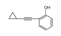 Phenol, 2-(2-cyclopropylethynyl)结构式