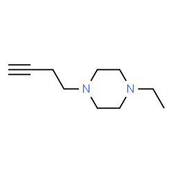 Piperazine, 1-(3-butynyl)-4-ethyl- (9CI)结构式