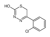 5-(2-chlorophenyl)-3,6-dihydro-1,3,4-thiadiazin-2-one结构式