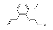1-allyl-2-(2-chloro-ethoxy)-3-methoxy-benzene Structure