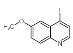 4-碘-6-甲氧基喹啉结构式