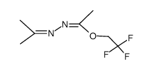 2,2,2-trifluoroethylN-(propan-2-ylidene)acetohydrazonate结构式