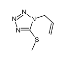 5-methylsulfanyl-1-prop-2-enyltetrazole Structure