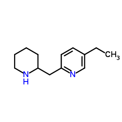 5-Ethyl-2-(2-piperidinylmethyl)pyridine结构式