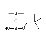 2,2-dimethylpropoxy-hydroxy-methyl-trimethylsilyloxysilane结构式