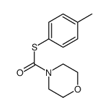 4-Morpholinecarbothioic acid, S-(4-methylphenyl) ester Structure
