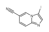 3-IODO-IMIDAZO[1,2-A]PYRIDINE-6-CARBONITRILE Structure