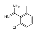 2-CHLORO-6-METHYL-BENZAMIDINE Structure