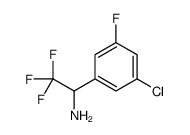 1-(3-CHLORO-5-FLUORO-PHENYL)-2,2,2-TRIFLUORO-ETHYLAMINE Structure