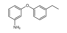 3-(3-ETHYL-PHENOXY)-PHENYLAMINE Structure