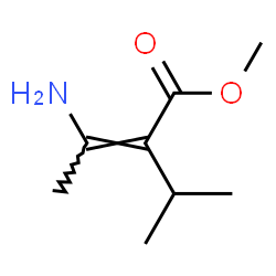 2-Butenoic acid,3-amino-2-(1-methylethyl)-,methyl ester结构式